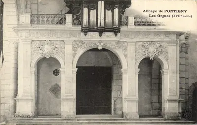 Abadia de Pontigny — Os Órgãos (século XVII) — Coleção Kleindre