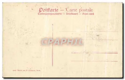 Metz — Congresso Eucarístico Internacional — Editado por F. Conrard — Verso