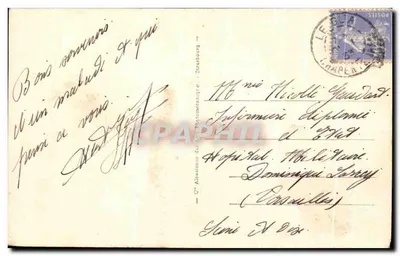 Royan - Le Casino et la Plage — CPA n°323, éditeur A.B.C. — Verso