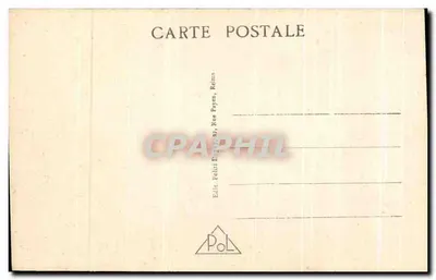 Reims - Kościół św. Klotyldy — widok budynku z kopułą i dzwonnikiem, wydawca Polti Daphin, Reims — Rewers