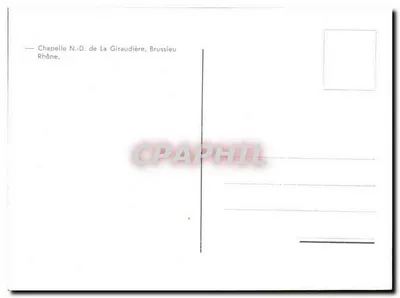 Capela N.-S. da Giraudière — Brussieu, Ródano — Verso