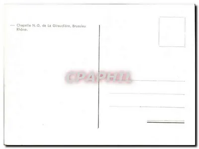 Capela N.-D. de La Giraudière — Brussieu, Rhône — Verso