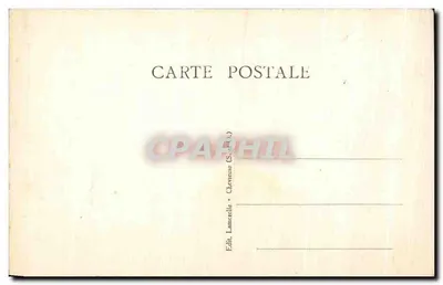 Chevreuse (S.-et-O.) — Vista primitiva do castelo de La Madeleine — Editor Lamereille — Verso