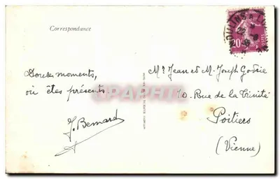 Paray-le-Monial — Abside da Basílica — B. F. Chalon — Verso