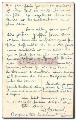 Le Mans — La Cathédrale, côté sud — éditeur IMPRIMÉ SUR LA CARTE n°84 — Reverso
