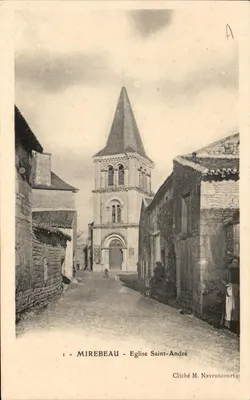 Mirebeau - Igreja de São André — cliché M. Navrancourt