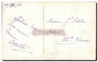 Soldado no Front — Enviado para o Front, série 206 — Beranache — Verso