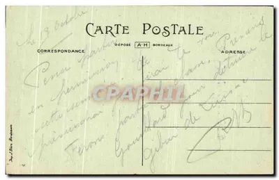 Pansées — do 63º de Infantaria — editor J. Bire Bordeaux — Verso
