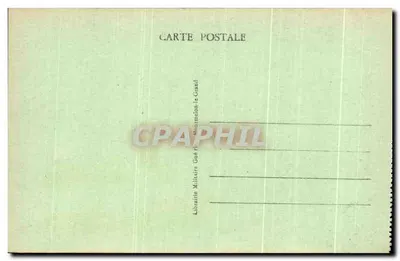 Igreja de MOURMELON-le-GRAND — Campo de Châlons — Livraria Militar Guérin — Verso