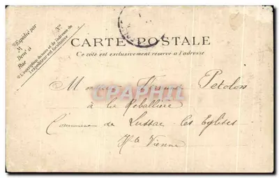 Paris — Jardin du Luxembourg — Buste de Ferdinand Fauré — P.P.C. Paris — Verso