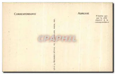 Paris — Le Penseur, par A. Rodin — éditeur Granthion, n° ND — Verso