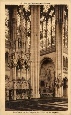 Saint-Laurent-sur-Sèvre — A Cadeira da Capela das Filhas da Sabedoria — L.J. Bitry, St-Joseph