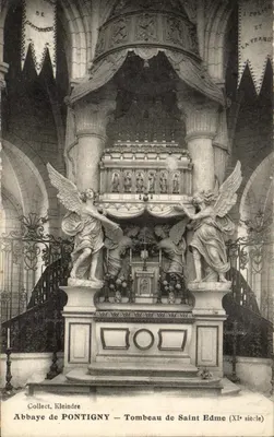 Abadia de Pontigny — Túmulo de São Edme (século XI) — Coleção Kleindre