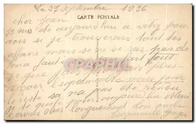 VITRY-le FRANÇOIS (Marne) - Praça das Armas — Ed. J. B. n°50 — Verso