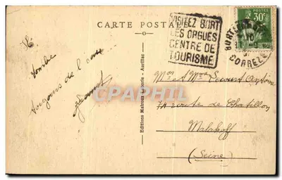 Viaduc de Garabit — Linia z Naussargues do Marvejols, widok z boku — Wydawnictwo Matrouz-Aurillac — Rewers