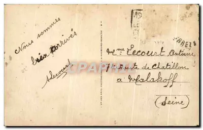 BORT-les-ORGUES — Le Pont et les Orgues — Éditeur : CP DES ARTS PHOTOGRAPHIE - S. HASDBURG-SCHLITIC — Verso