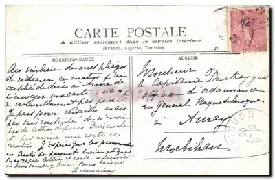Paryż - Bulwar i Brama Świętego Martyna — widok miejski z łukami i wozami — Rewers