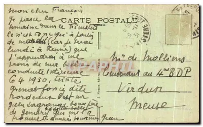 Quimper — Galeria de um Claustro Próximo à Catedral — J. Nozais, editor, n°32 — Verso