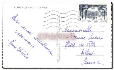 Berck (Pas-de-Calais) — Plaża — Wydawnictwo Gittigny — Rewers