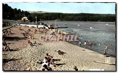 A Auvergne pitoresca — Lago de Aydat — A Praia — Edições do LYS
