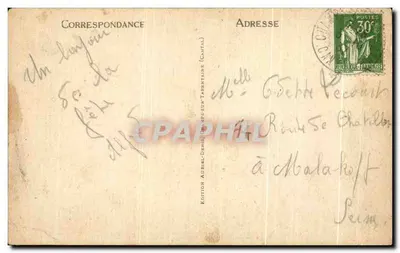 Champs-sur-Tarentaine — Widok ogólny — Wydawnictwo Aubel-Denis — Rewers