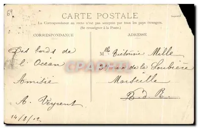 Biarritz-typique — Pêcheurs à la ligne près du rocher; le Bastar — Édition du magasin Au Souvenir, N° 17 — Achterkant