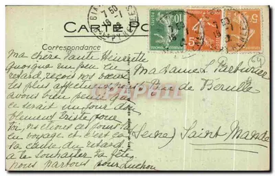 Biarritz — A Rocha da Virgem em um dia de Tempo Ruim — LL. — N°11 — Verso