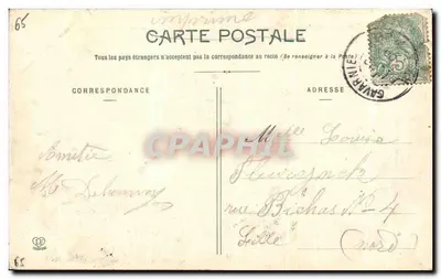 Pueblo de Gavarnie y Pic de Secugnac — Altos Pirineos — Fototipia Labianche Journa, Toulouse — Reverso