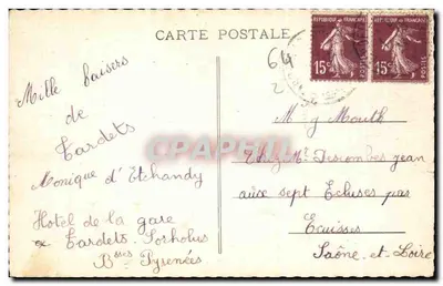Ravine de Kakouetta — A Soule Pitoresca — Chebé Sérès, série 15 — Verso