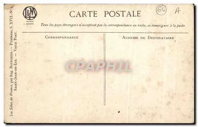 Saint-Jean-de-Luz — Velho Port — Eug. Bourgoin — Verso