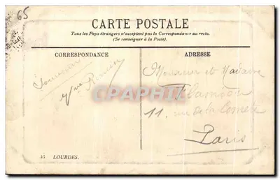 Lourdes — A Basílica e as Piscinas — editor L.B. — Verso