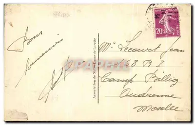 N.D. de Lorette — Os visitantes e as escadas da Torre — Cordonnier, Coin sc. LL — Verso
