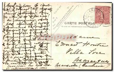 Cauterets — Ogólny widok Cauterets — C. J. Paris — Rewers
