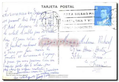 Tancerze flamenco — Hiszpania — El Relicario, n° 1.008 — Rewers