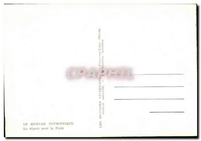 Cosne-sur-Loire (Nièvre) — O partida para a Feira — Éditions Nivernaises — Verso