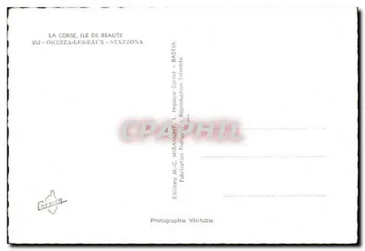 Orezza-les-Eaux — Stazzona — Edizioni M.-C. Miramont — Verso