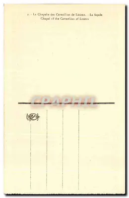 Kapelle van de Carmelieten van Lisieux — Gevel — Achterkant