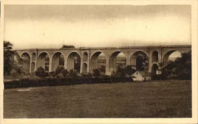 Ponte de St-Benin — Environs do CATEAU (Nord) — Héliogravure Macon