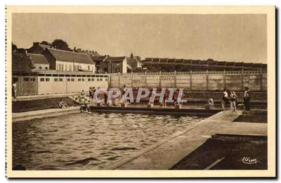 Le Cateau (Nord) — Piscina Municipal — Héliogravure Macon