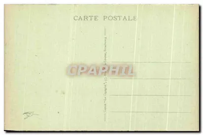 Túnel de BUSSANG — vista do túnel com carruagem e casa — editor La Gipogue, Strasbourg — Verso