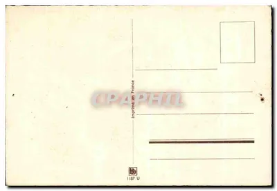 Bilhete postal antigo Foklore Província Contat Venaissin — Verso