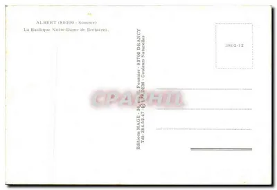 A Basílica Nossa Senhora de Brebières — Albert (80300) — Editions MAGE — Verso