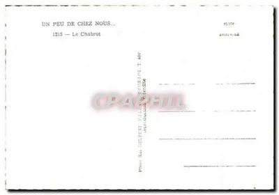 Um pouco de chez nós... — 1215 — Le Chabrot — Foto Ray Delveint, Villeneuve-sur-Lot — Verso