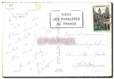 Teatr w Lille — Wydawca Estel — n° 59 — Rewers