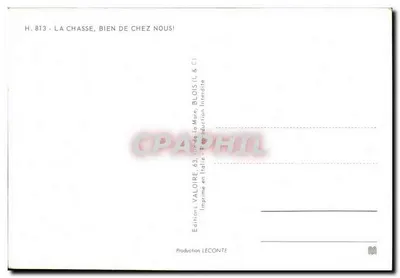 Caza — Quien va de caza... pierde su lugar! — Ediciones Valoire — Reverso
