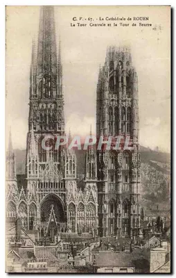 A Catedral de Rouen — A Torre Central e a Torre do Queijo — C.V. 67