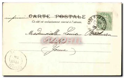Abbeville. The House of François I — publisher M. Desprez, no. 019 — Back