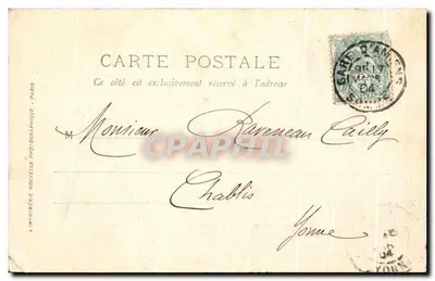 Amiens — Katedra — Fronton — LL. — Rewers