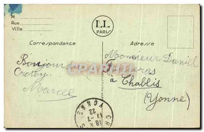 Le Crotoy — O Porto — LL. — Verso