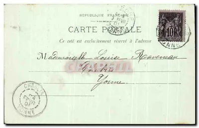 Avignon - Mon de la Réunion du Contat à la France — Fototypia E. Lacour, Marseille — Rewers